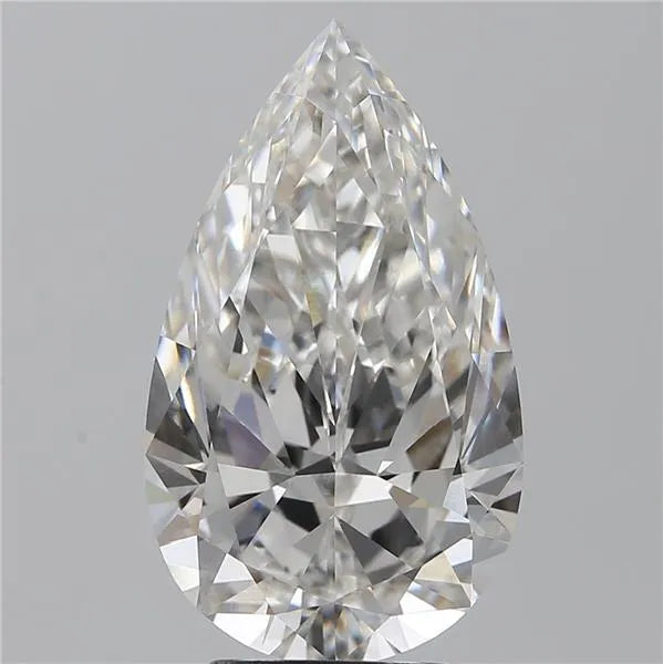 4.12ct Pear Lab Grown Diamond (Colour F, Clarity VVS2, IGI Certified)