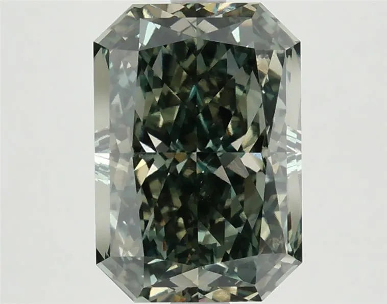 4.12ct Radiant Lab Grown Diamond (Colour Fancy Vivid Green, Clarity VS1, IGI Certified)