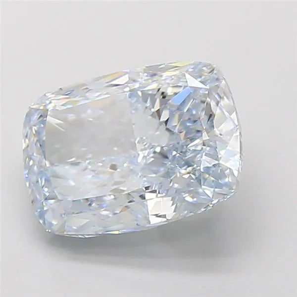 4.14ct Cushion modified Lab Grown Diamond (Colour Fancy Light Blue, Clarity VVS2, IGI Certified)