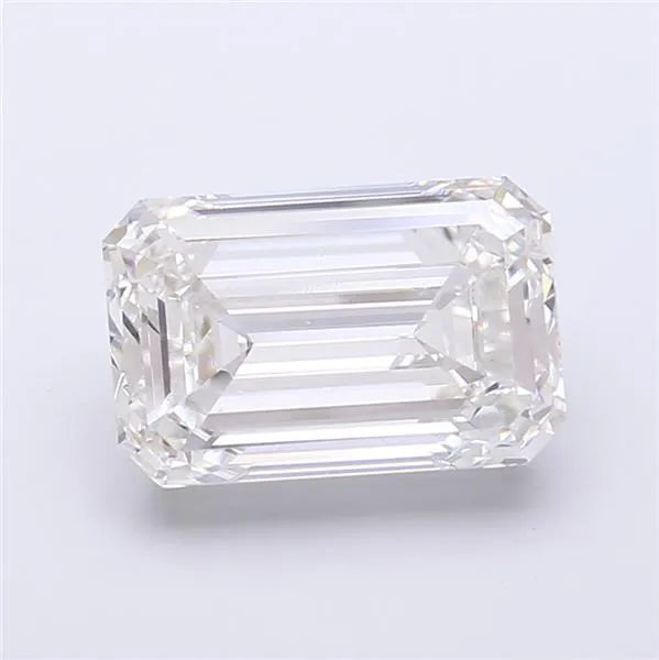 4.14ct Emerald Lab Grown Diamond (Colour F, Clarity VVS2, IGI Certified)