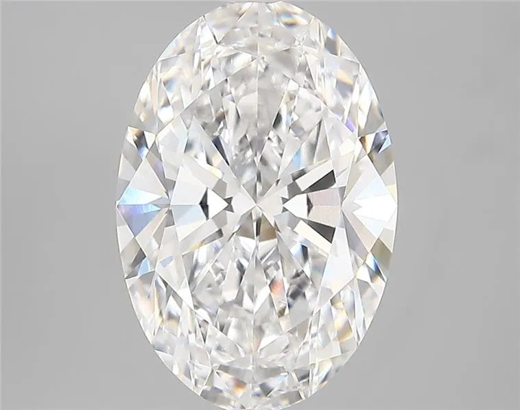 4.14ct Oval Lab Grown Diamond (Colour E, Clarity VVS2, IGI Certified)
