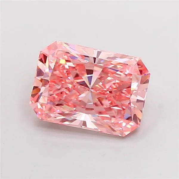 4.14ct Radiant Lab Grown Diamond (Colour Fancy Vivid Pink, Clarity VS1, IGI Certified)