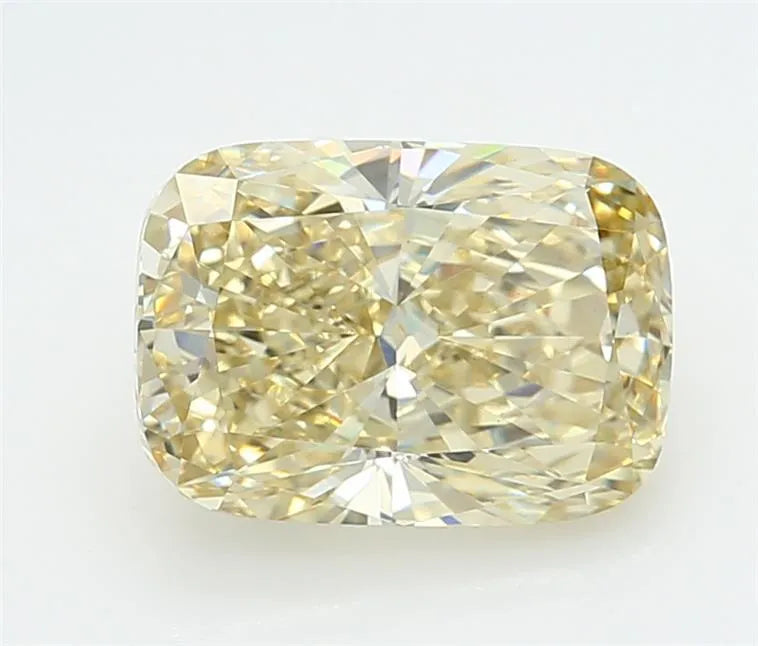 4.16ct Cushion modified Lab Grown Diamond (Colour Fancy Yellow, Clarity VS1, IGI Certified)