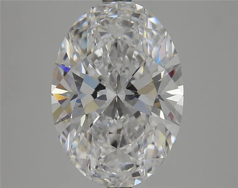 4.16ct Oval Lab Grown Diamond (Colour D, Clarity FL, Cut EX, IGI Certified)