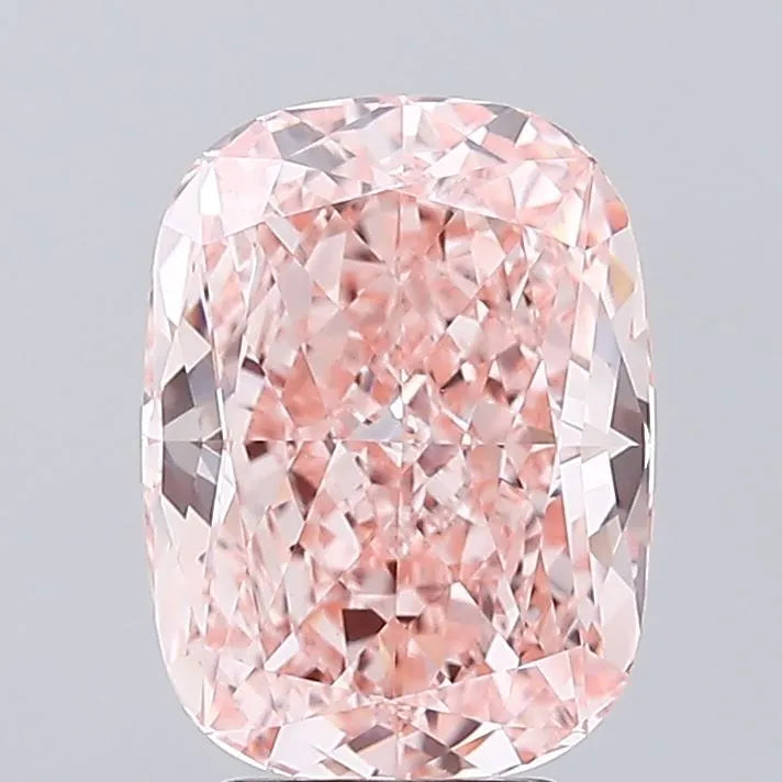 4.17ct Cushion modified Lab Grown Diamond (Colour Fancy Vivid Pink, Clarity VVS2, IGI Certified)