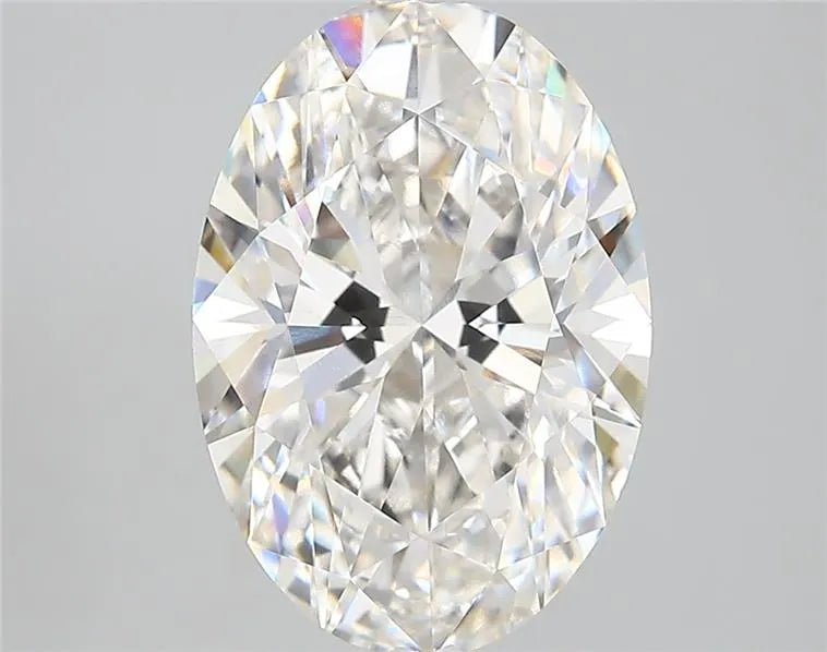 4.17ct Oval Lab Grown Diamond (Colour G, Clarity VVS2, IGI Certified)