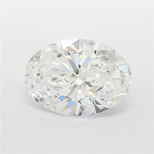 4.18ct Oval Lab Grown Diamond (Colour D, Clarity IF, IGI Certified)