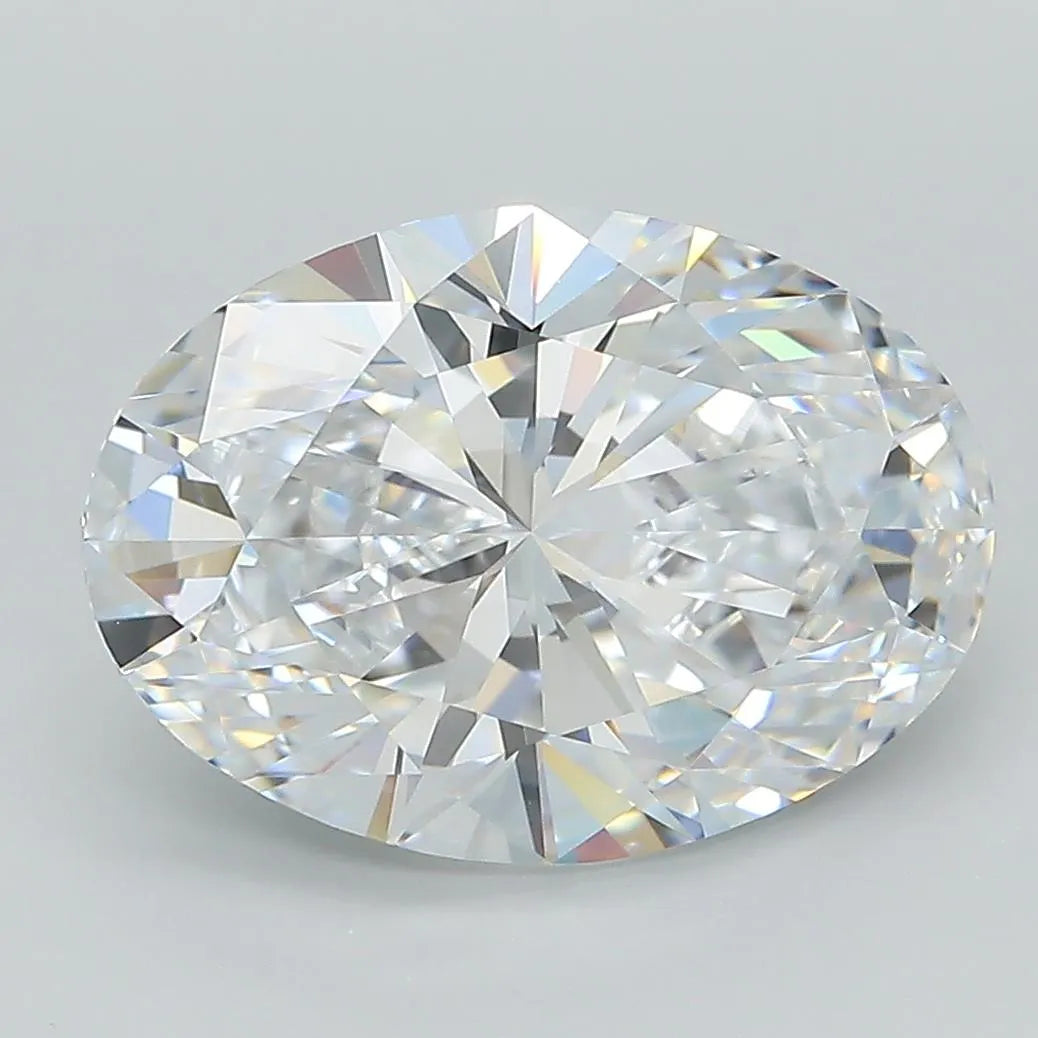 4.18ct Oval Lab Grown Diamond (Colour D, Clarity VS2, GIA Certified)