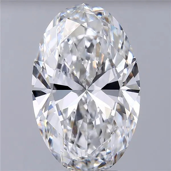 4.18ct Oval Lab Grown Diamond (Colour D, Clarity VVS1, IGI Certified)