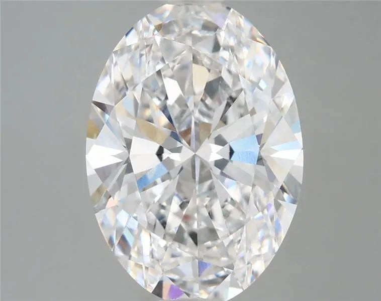 4.18ct Oval Lab Grown Diamond (Colour D, Clarity VVS1, IGI Certified)