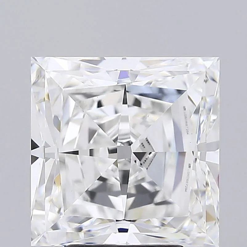 4.18ct Princess Lab Grown Diamond (Colour F, Clarity VVS2, IGI Certified)