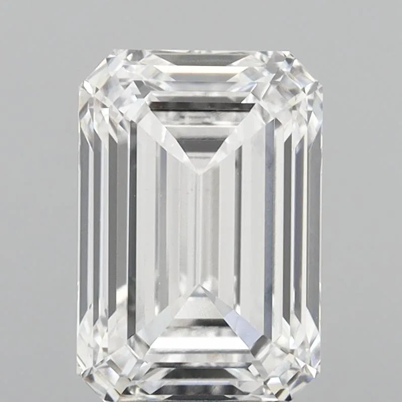 4.20ct Emerald Lab Grown Diamond (Colour D, Clarity VVS2, IGI Certified)