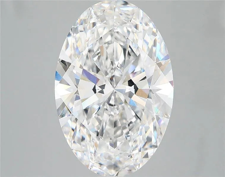 4.20ct Oval Lab Grown Diamond (Colour E, Clarity VVS2, IGI Certified)