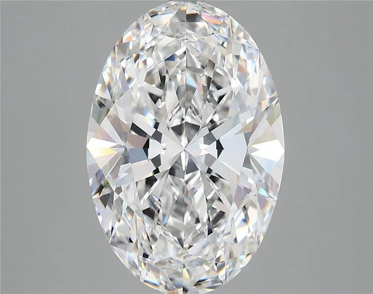 4.21ct Oval Lab Grown Diamond (Colour D, Clarity VVS2, IGI Certified)