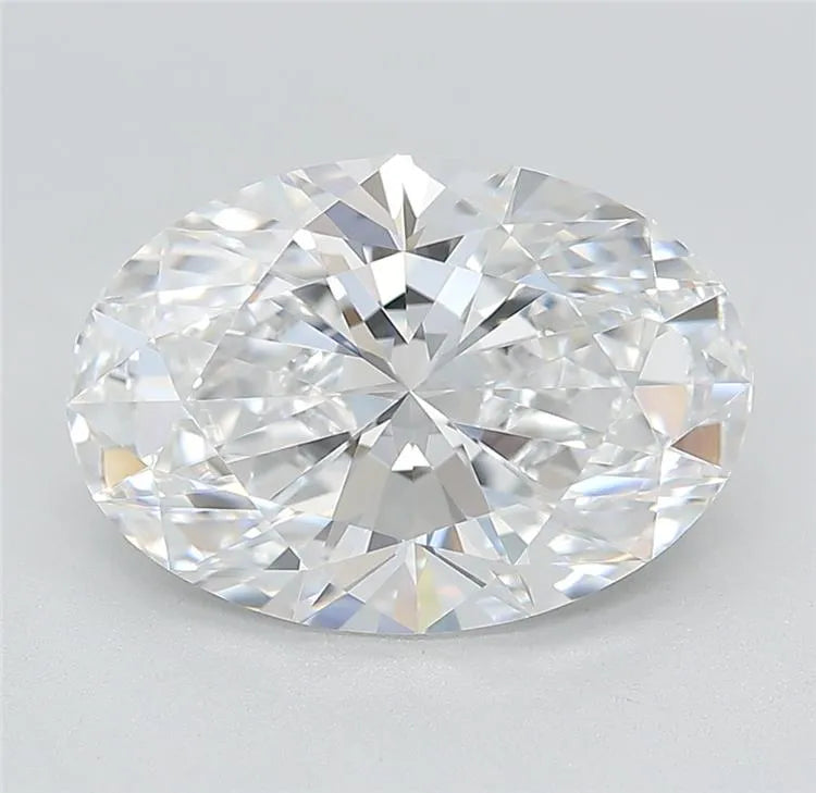 4.22ct Oval Lab Grown Diamond (Colour D, Clarity IF, Cut EX, IGI Certified)