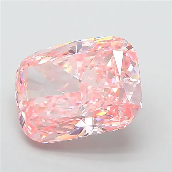 4.24ct Cushion modified Lab Grown Diamond (Colour Fancy Vivid Pink, Clarity VVS2, IGI Certified)