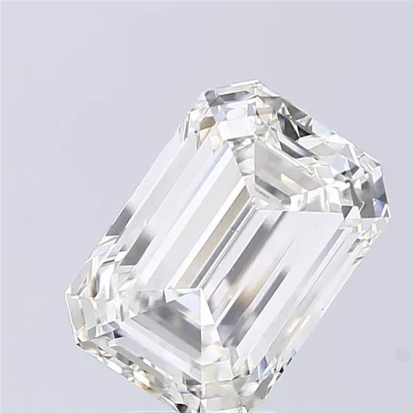 4.24ct Emerald Lab Grown Diamond (Colour H, Clarity VVS2, IGI Certified)