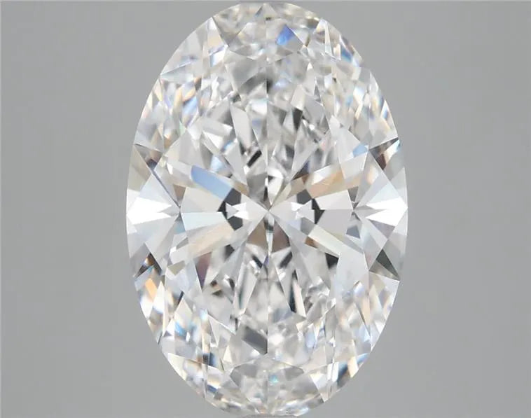 4.24ct Oval Lab Grown Diamond (Colour E, Clarity VVS2, IGI Certified)