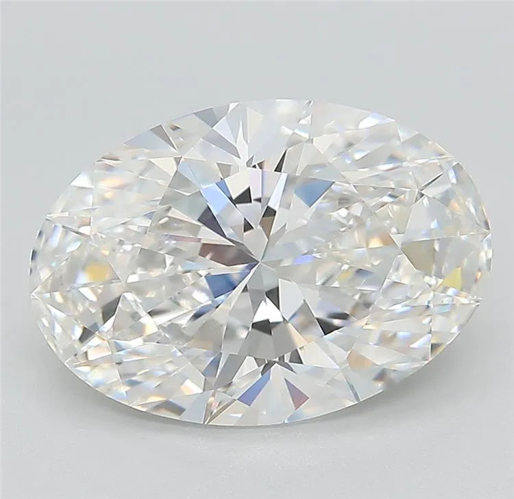 4.24ct Oval Lab Grown Diamond (Colour F, Clarity IF, Cut EX, IGI Certified)