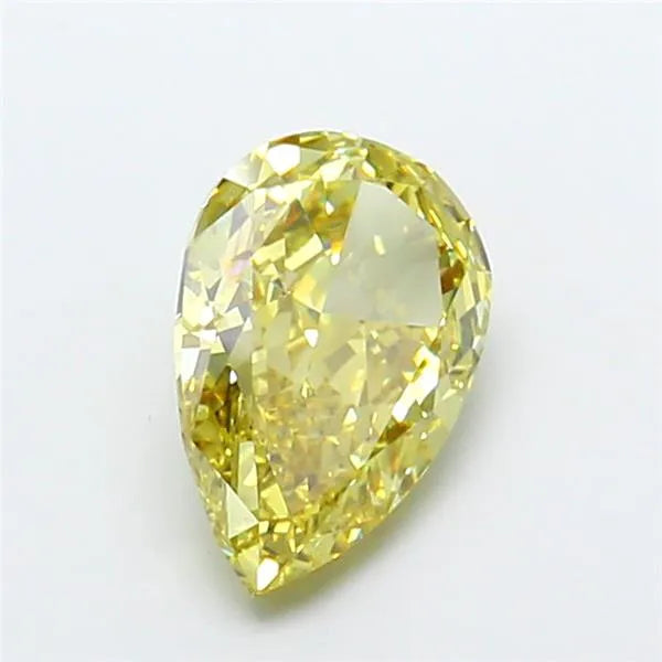 4.25ct Pear Lab Grown Diamond (Colour Fancy Intense Yellow, Clarity VS1, IGI Certified)