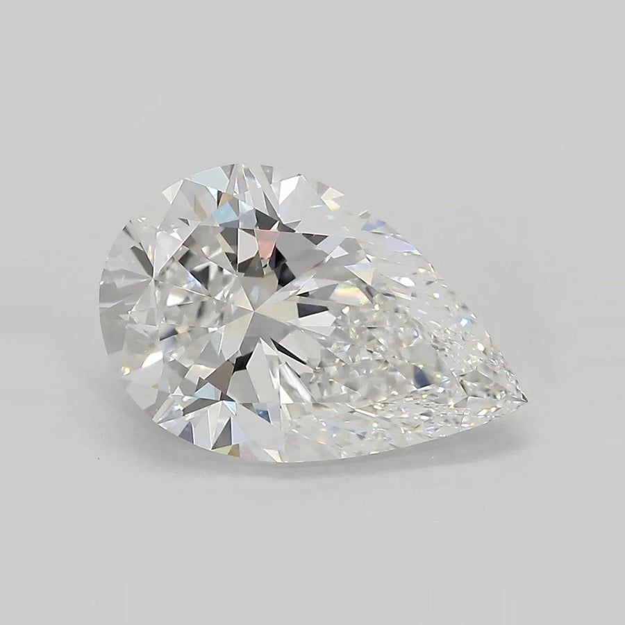 4.26ct Pear Lab Grown Diamond (Colour E, Clarity VVS2, IGI Certified)