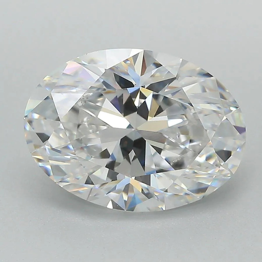 4.27ct Oval Lab Grown Diamond (Colour D, Clarity VVS2, IGI Certified)