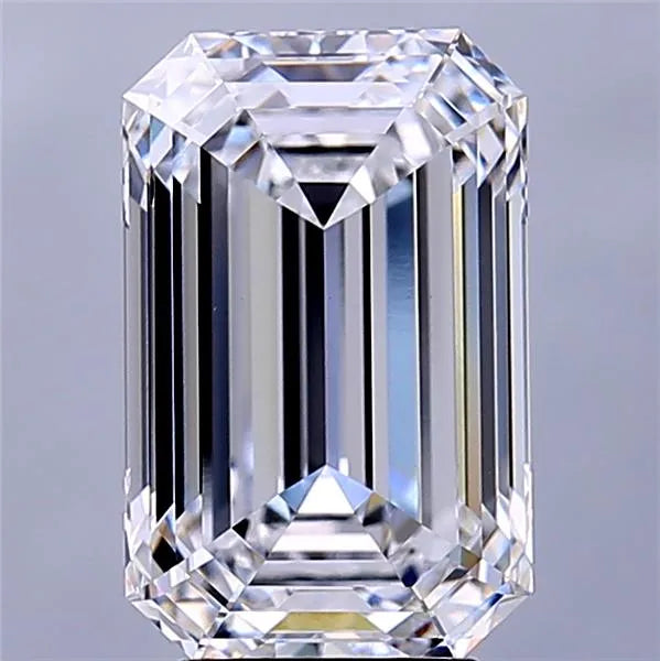 4.28ct Emerald Lab Grown Diamond (Colour D, Clarity VVS2, IGI Certified)