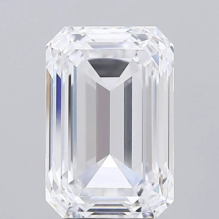 4.29ct Emerald Lab Grown Diamond (Colour D, Clarity VVS2, IGI Certified)