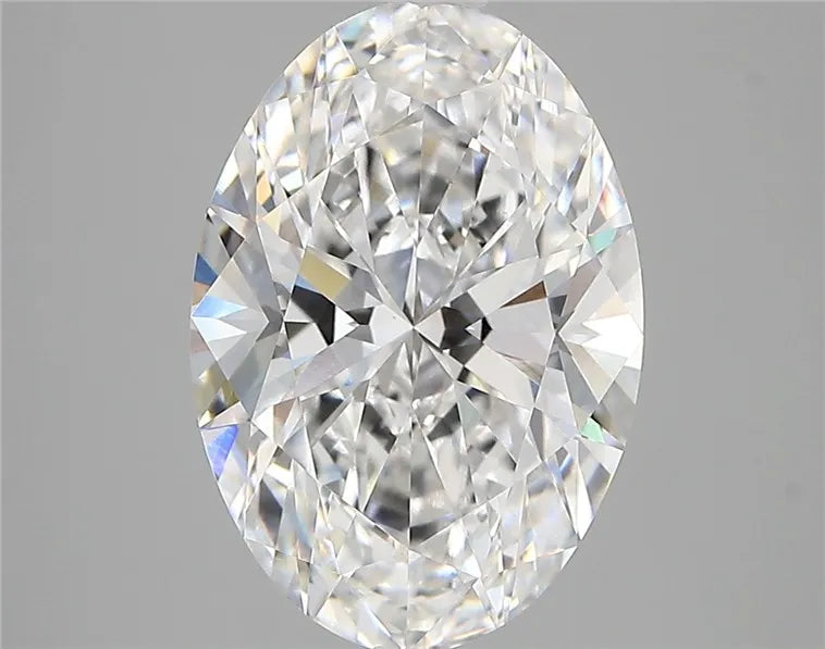 4.29ct Oval Lab Grown Diamond (Colour D, Clarity VVS2, IGI Certified)