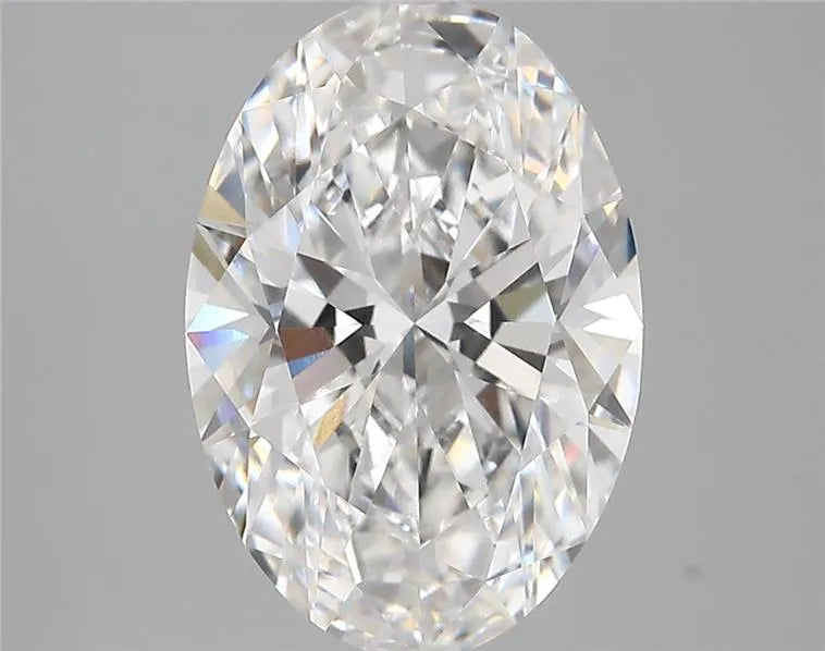 4.29ct Oval Lab Grown Diamond (Colour E, Clarity VVS2, IGI Certified)