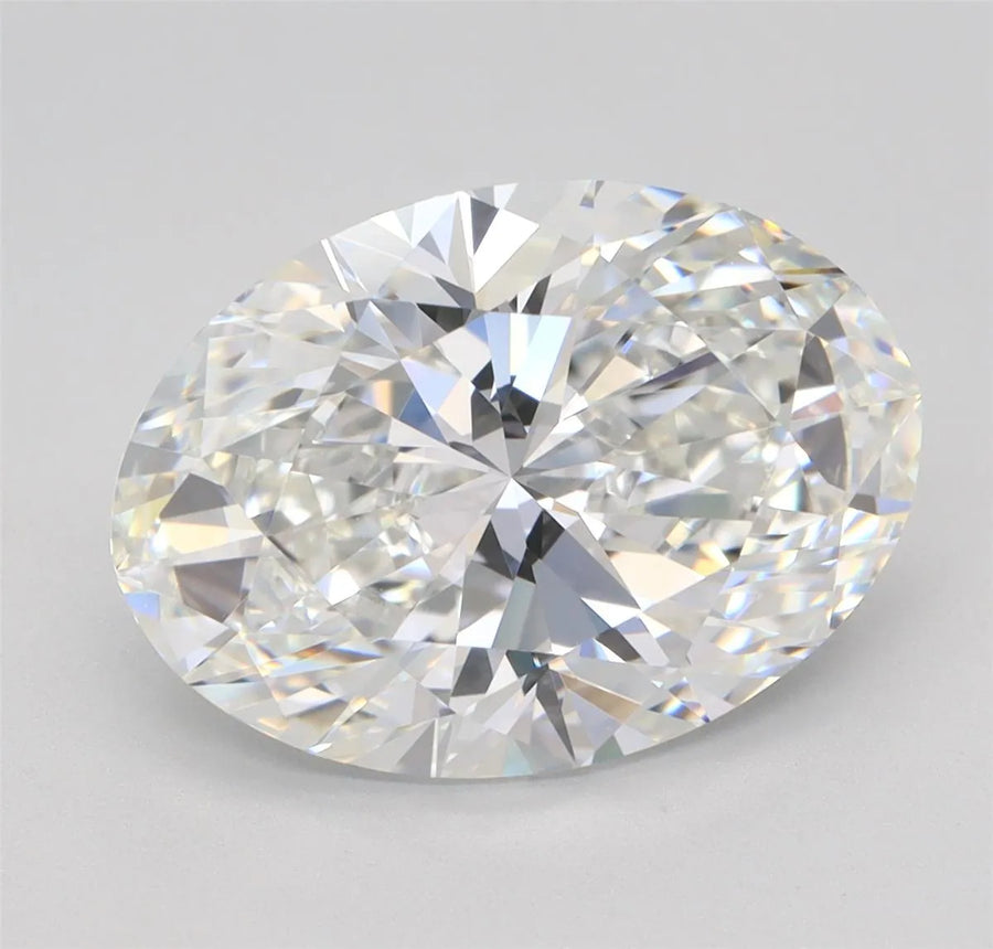 4.29ct Oval Lab Grown Diamond (Colour F, Clarity VVS2, IGI Certified)