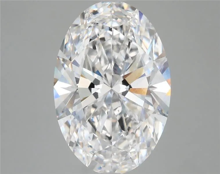 4.30ct Oval Lab Grown Diamond (Colour D, Clarity VVS2, IGI Certified)