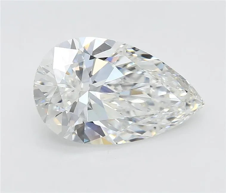 4.32ct Pear Lab Grown Diamond (Colour F, Clarity VVS1, GIA Certified)