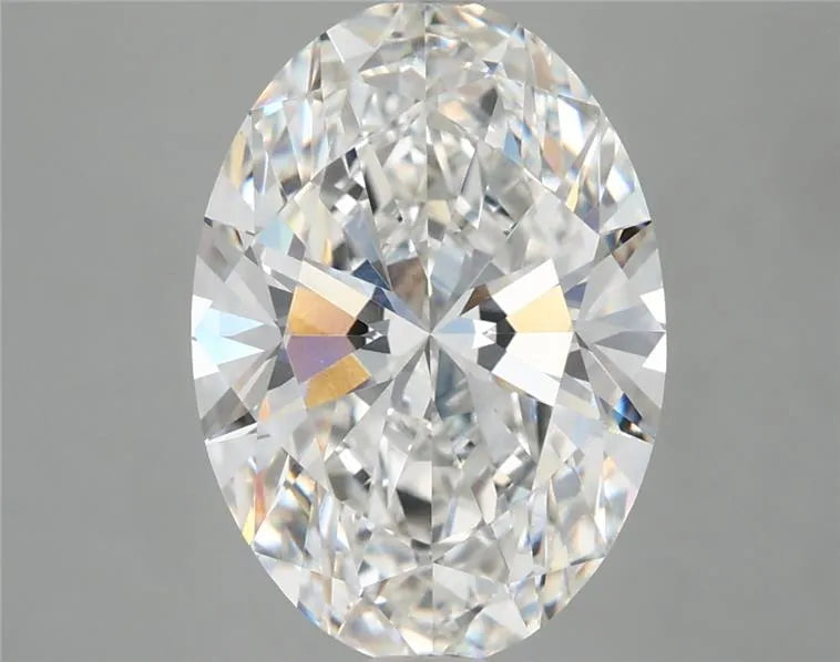4.33ct Oval Lab Grown Diamond (Colour F, Clarity VVS2, IGI Certified)