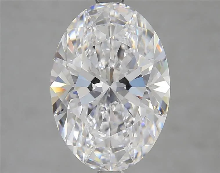 4.34ct Oval Lab Grown Diamond (Colour D, Clarity IF, IGI Certified)
