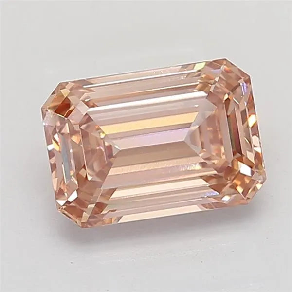 4.35ct Emerald Lab Grown Diamond (Colour Fancy Brown, Clarity VS1, Uncertified)
