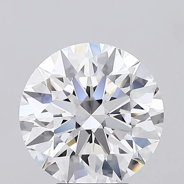 4.36ct Round Lab Grown Diamond (Colour D, Clarity FL, Cut ID, IGI Certified)