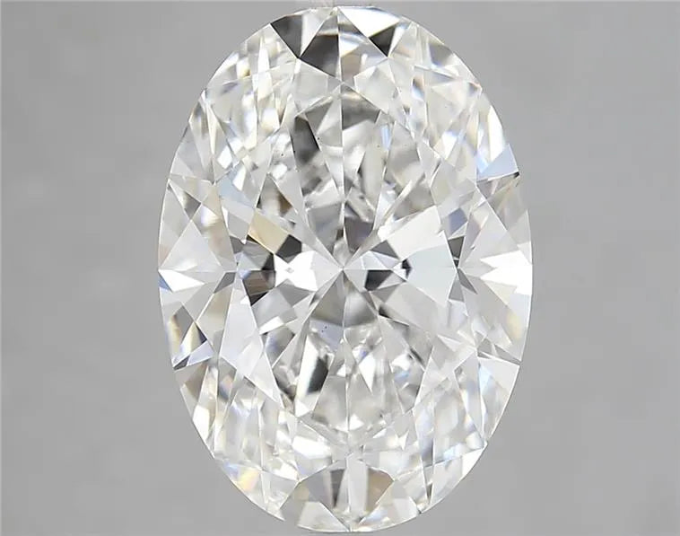 4.50ct Oval Lab Grown Diamond (Colour E, Clarity VS1, Cut EX, IGI Certified)