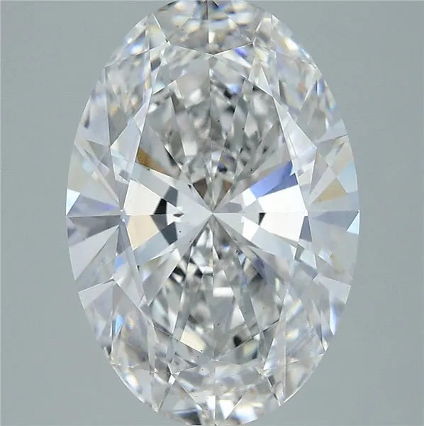 4.50ct Oval Lab Grown Diamond (Colour F, Clarity VS2, IGI Certified)