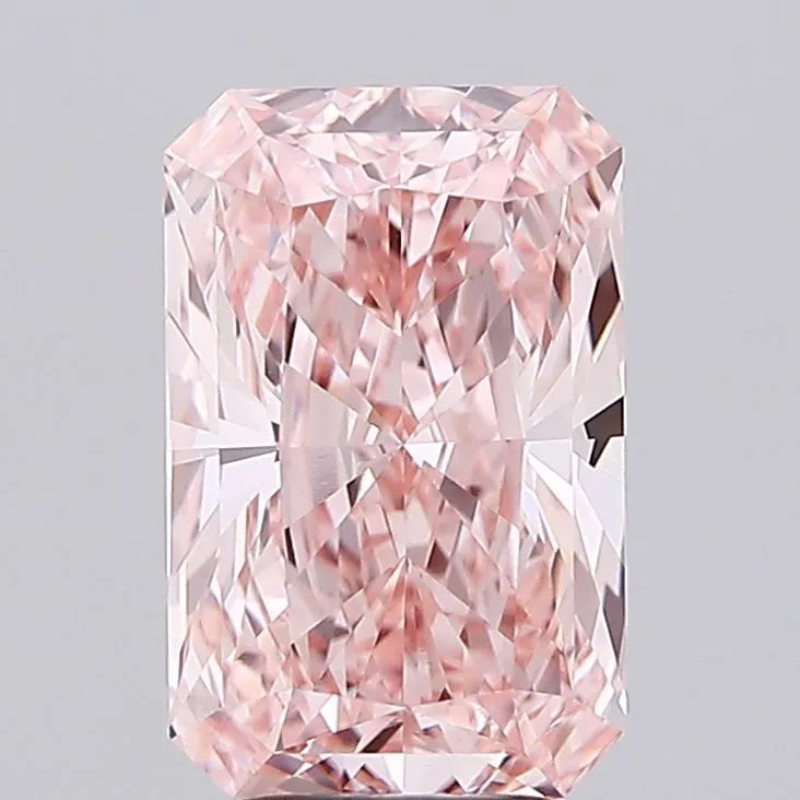 4.51ct Radiant Lab Grown Diamond (Colour Fancy Intense Pink, Clarity VS1, IGI Certified)