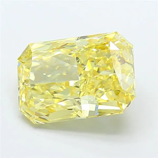 4.51ct Radiant Lab Grown Diamond (Colour Fancy Intense Yellow, Clarity VVS2, IGI Certified)