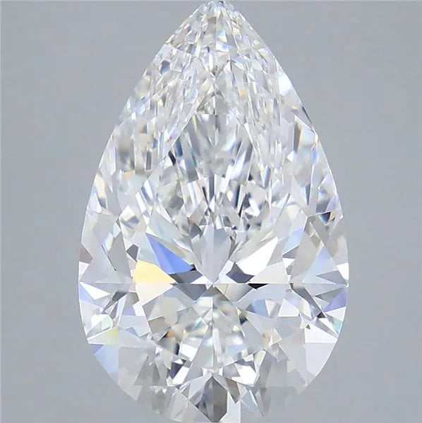 4.52ct Pear Lab Grown Diamond (Colour E, Clarity VVS2, IGI Certified)