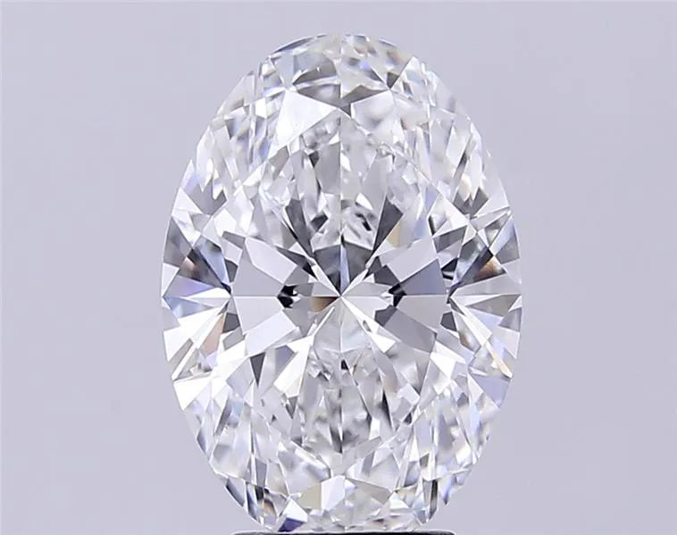 4.53ct Oval Lab Grown Diamond (Colour F, Clarity VS1, IGI Certified)