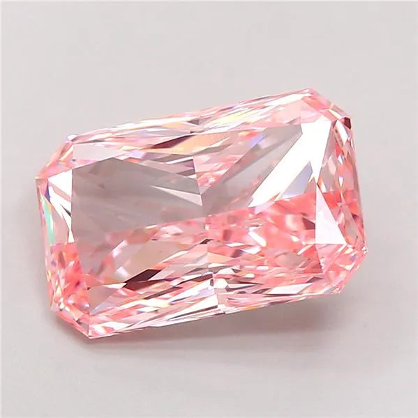 4.53ct Radiant Lab Grown Diamond (Colour Fancy Intense Pink, Clarity VS1, IGI Certified)