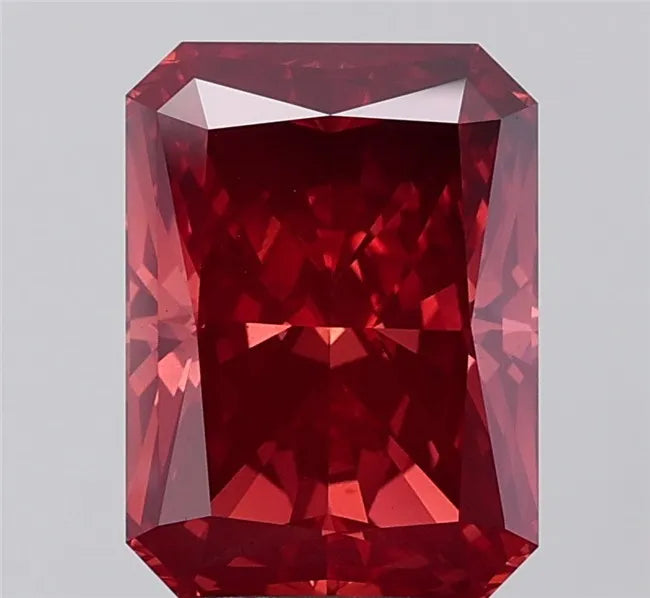 4.54ct Radiant Lab Grown Diamond (Colour Fancy Deep Brownish Orange, Clarity VS1, IGI Certified)