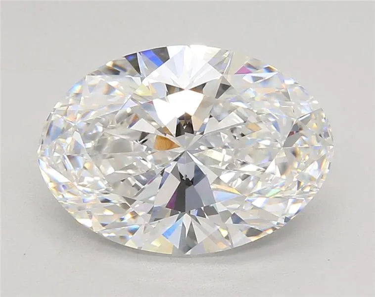 4.56ct Oval Lab Grown Diamond (Colour D, Clarity VVS2, IGI Certified)