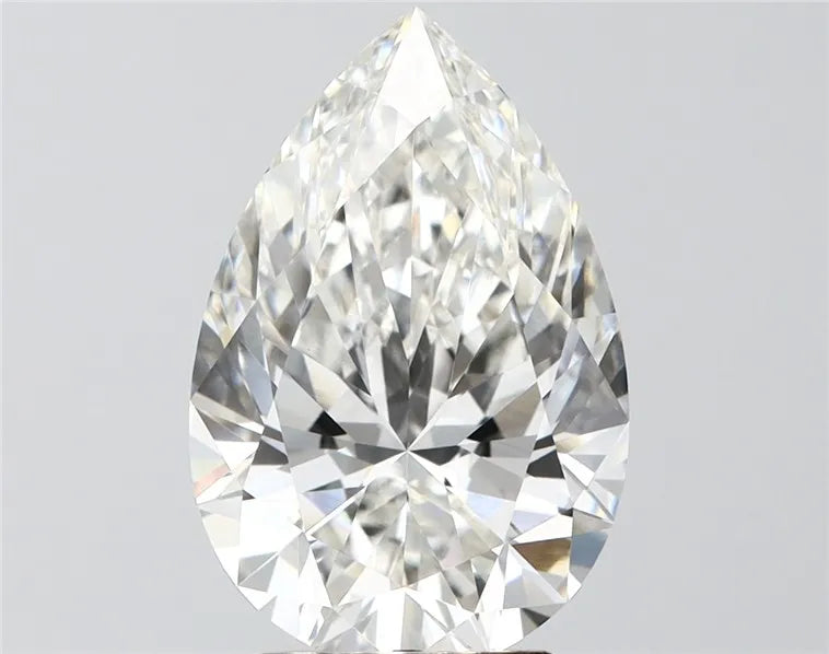 4.56ct Pear Lab Grown Diamond (Colour G, Clarity VVS2, IGI Certified)