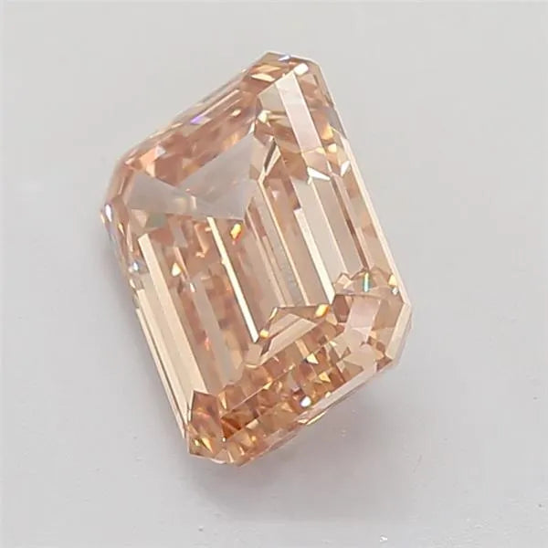 4.57ct Emerald Lab Grown Diamond (Colour Fancy Brown, Clarity VS1, Uncertified)