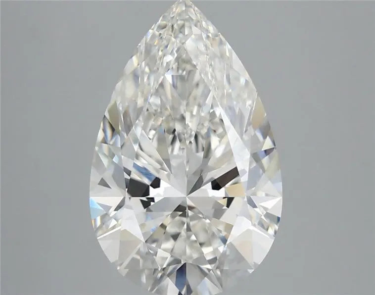 4.57ct Pear Lab Grown Diamond (Colour G, Clarity VVS2, IGI Certified)