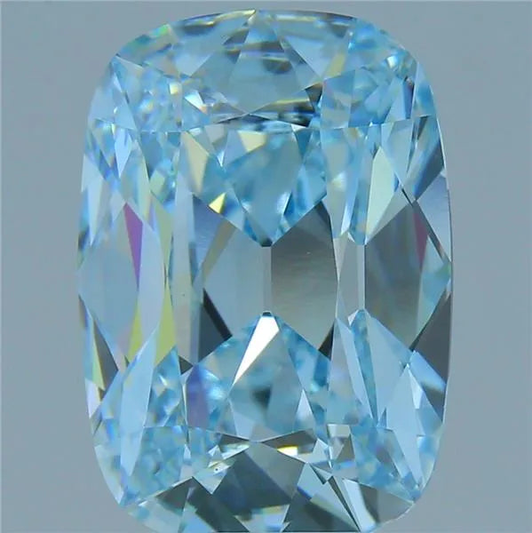 4.59ct Cushion brilliant Lab Grown Diamond (Colour Fancy Intense Blue, Clarity VS1, IGI Certified)